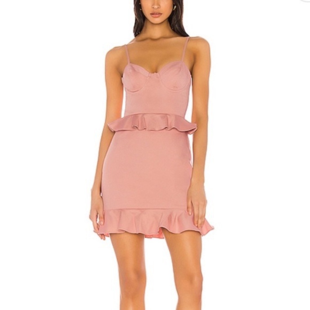 MAJORELLE Austin Mini Dress - Dusty Pink NWT